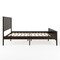 Martha Stewart Corbin King Size Solid Wood Platform Bed w/Wooden Headboard and Footboard, Dark Brown MG-090026-K-DKBRN-MS - alternate 3